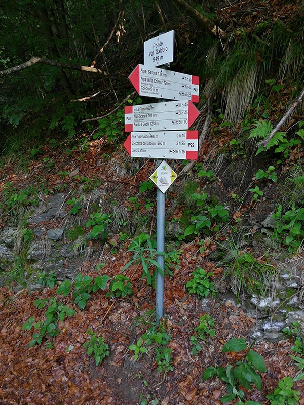 Rinnovo della segnaletica escursionistica