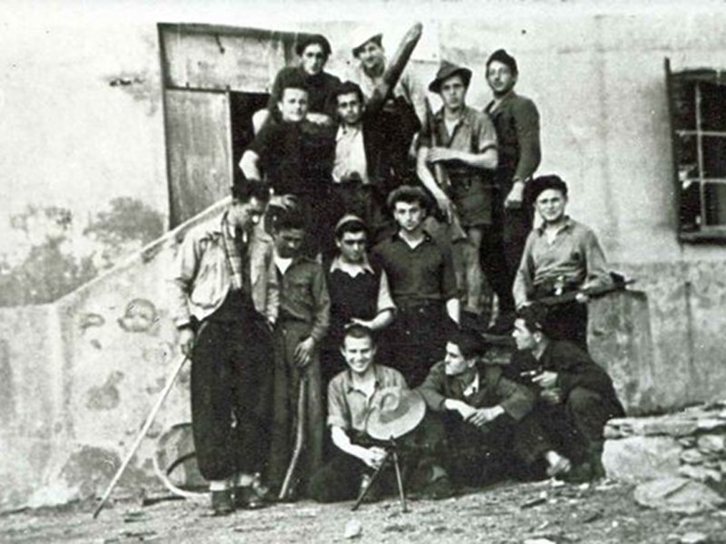 Partisanen beim Piancavallone