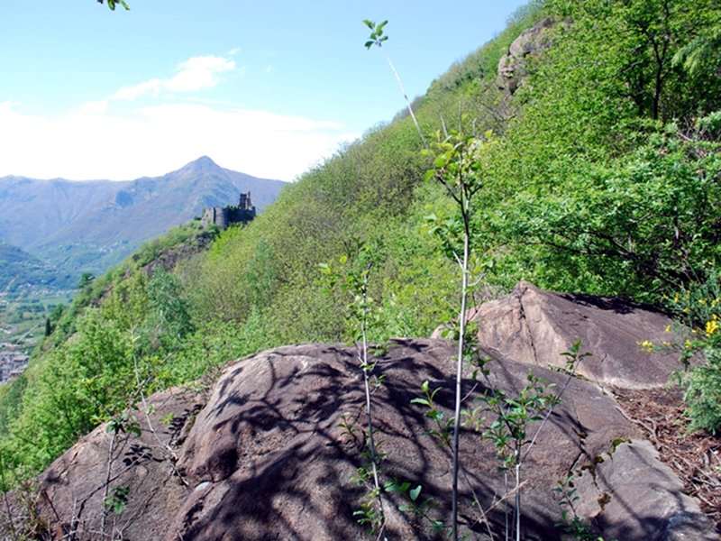 La Rocca vista dal sentiero geologico