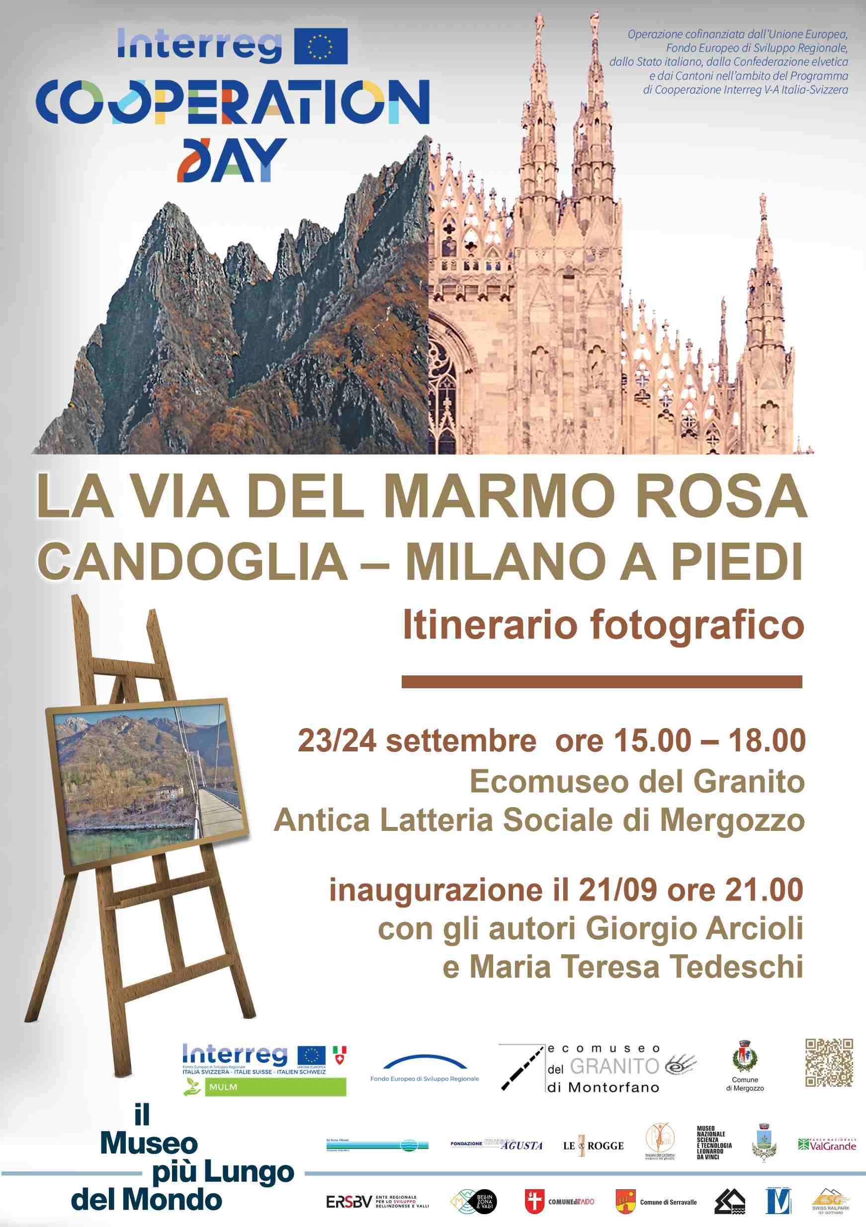 Mostra Fotografica: La Via del Marmo Rosa Candoglia - Milano a piedi